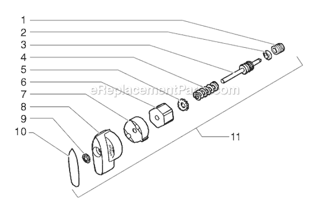 Page H Diagram and Parts List for 0295003 SprayTECH Paint Sprayer