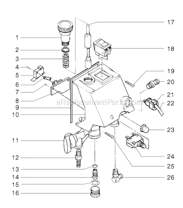 Page F Diagram and Parts List for 0295025 SprayTECH Paint Sprayer