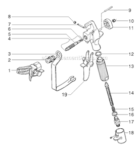 Page G Diagram and Parts List for 0295003 SprayTECH Paint Sprayer