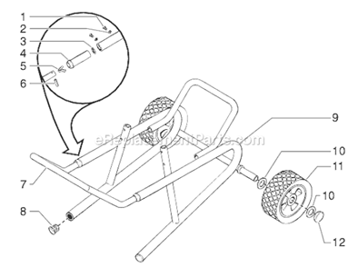 Page J Diagram and Parts List for 0295024 SprayTECH Paint Sprayer