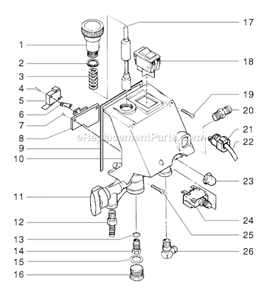 Page E Diagram and Parts List for 0295024 SprayTECH Paint Sprayer
