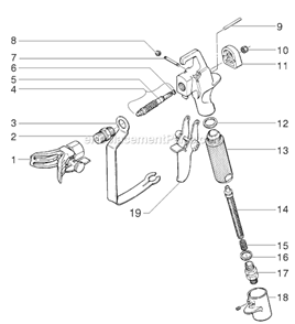 Page G Diagram and Parts List for 0295024 SprayTECH Paint Sprayer