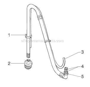 Page E Diagram and Parts List for 0295025 SprayTECH Paint Sprayer