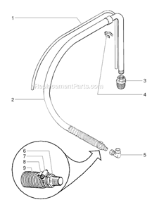 Page G Diagram and Parts List for 0509059 SprayTECH Paint Sprayer