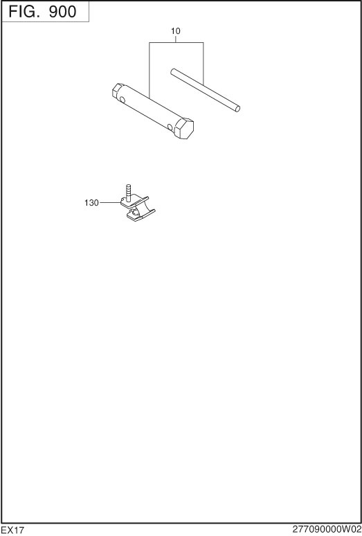 Accessories Label Diagram and Parts List for EX170 Subaru Engine