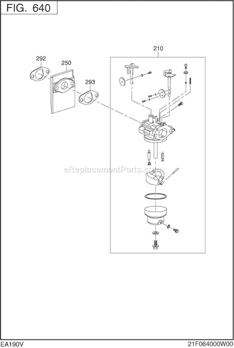Page I Diagram and Parts List for  Subaru Engine