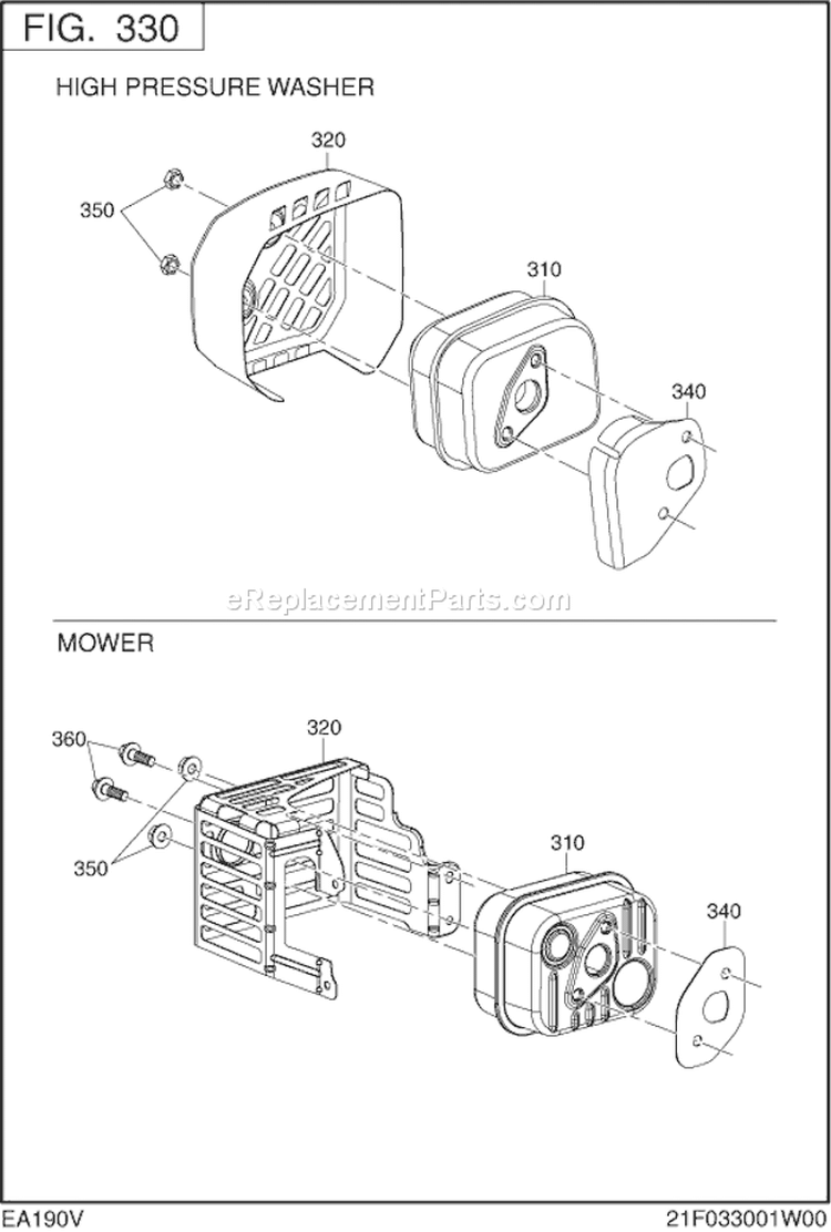 Page E Diagram and Parts List for  Subaru Engine