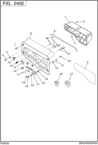 Control Box Diagram and Parts List for RGN30016000 RGN3000 Subaru Generator