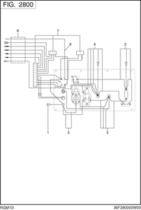 Wire Harness Diagram and Parts List for RGM1D036000 RGV14000 Subaru Generator