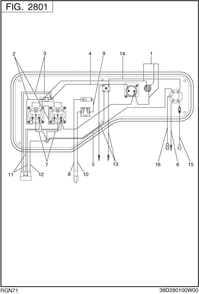 Wire Harness Diagram and Parts List for RGN71026500 RGN7100E Subaru Generator