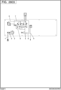 Wireharness Diagram and Parts List for RGM71018010 RGX7100 Subaru Generator