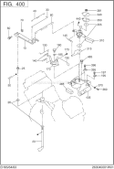 Part Location Diagram of 263-43301-01 Subaru Speed Control Lev Cp