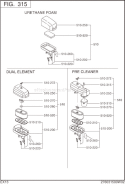 Page D Diagram and Parts List for  Subaru