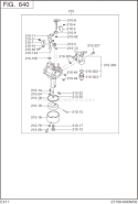 Page J Diagram and Parts List for  Subaru