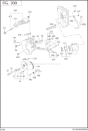 Intake Exhaust Diagram and Parts List for  Subaru Engine
