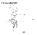 Intake Exhaust 2 Diagram and Parts List for EX170DT1100 Subaru Engine