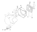 Cooling Starting Diagram and Parts List for EX170DT1100 Subaru Engine
