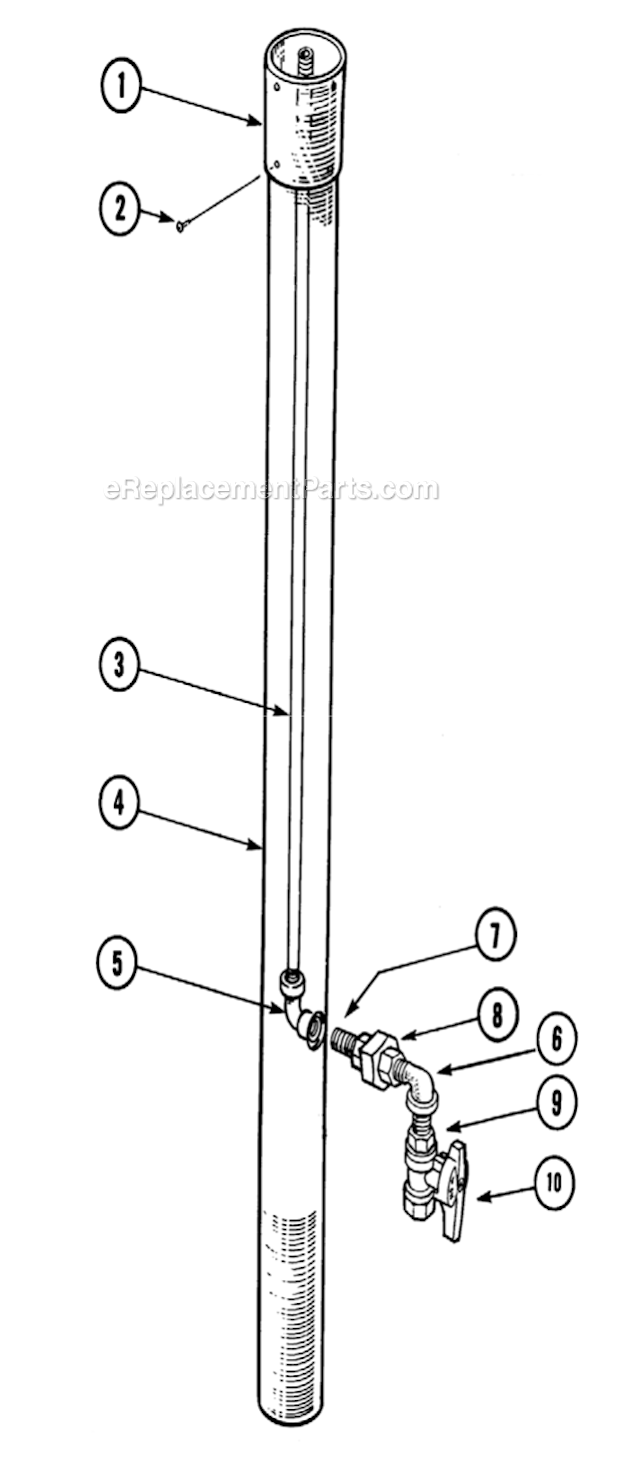 Page A Diagram and Parts List for  Sunglo Heater
