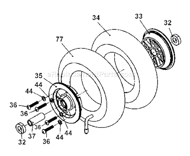 Page J Diagram and Parts List for X 25cc Tanaka 