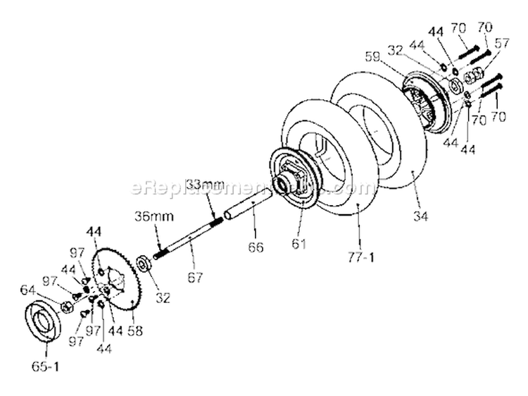 Page Q Diagram and Parts List for X 25cc Tanaka 