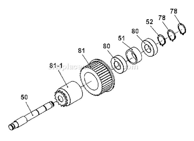 Page S Diagram and Parts List for X 25cc Tanaka 