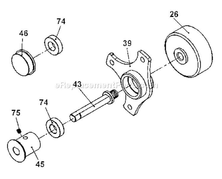 Page C Diagram and Parts List for X 25cc Tanaka 