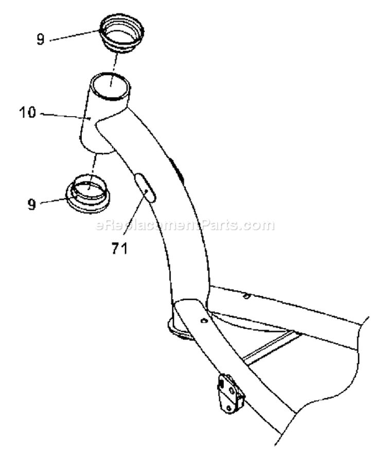 Page H Diagram and Parts List for X 25cc Tanaka 
