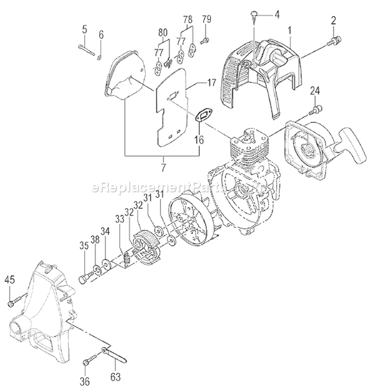 Page J Diagram and Parts List for TBC-225S  Tanaka Trimmer
