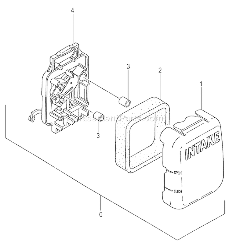 Page A Diagram and Parts List for  Tanaka Trimmer