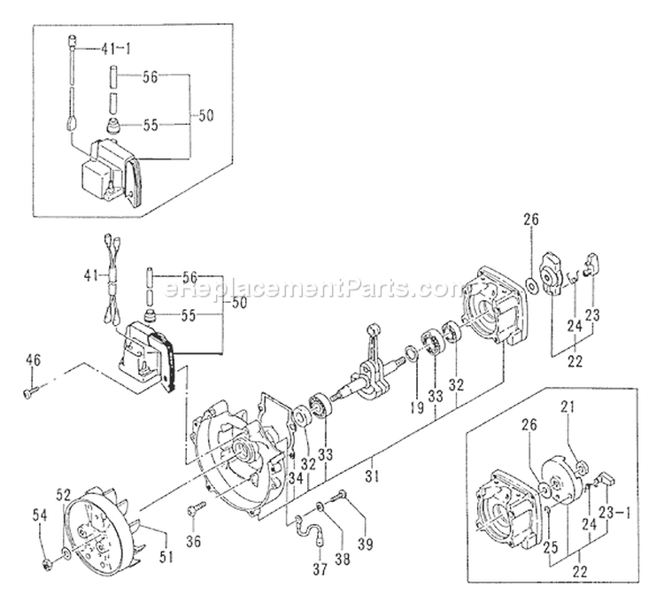 Page F Diagram and Parts List for  Tanaka Trimmer