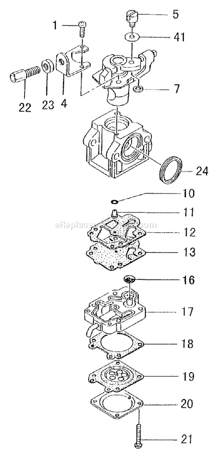 Page A Diagram and Parts List for  Tanaka Trimmer