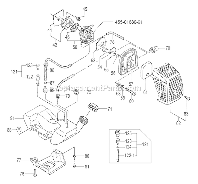 Page G Diagram and Parts List for  Tanaka Trimmer