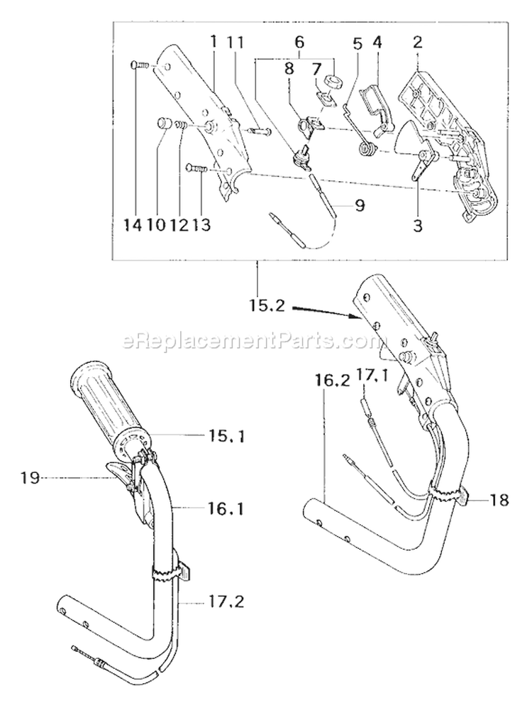 Page F Diagram and Parts List for  Tanaka Hedge Trimmer