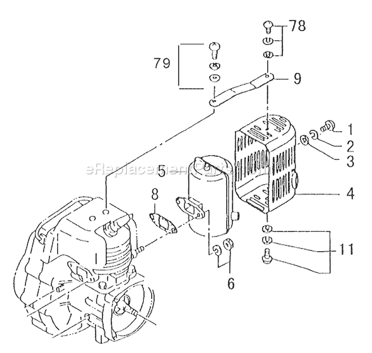 Page Q Diagram and Parts List for  Tanaka Edger
