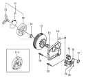 Page D Diagram and Parts List for Before S/N S187932 Tanaka Chainsaw