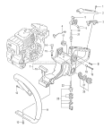 Page H Diagram and Parts List for After S/N S187933 Tanaka Chainsaw