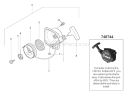 Page M Diagram and Parts List for  Tanaka Trimmer