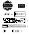 Part Location Diagram of 6694244 Tanaka Decal-Purefire