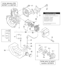 Page J Diagram and Parts List for  Tanaka Gas Engine Drill