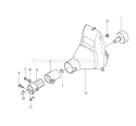 Page E Diagram and Parts List for  Tanaka Hedge Trimmer