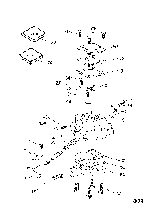 Carburetor Diagram and Parts List for  Tecumseh Engine