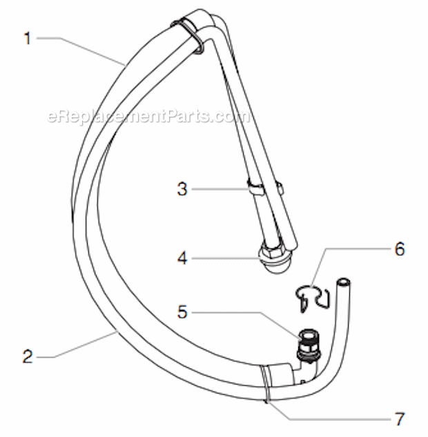 Suction Set Assembly Diagram and Parts List for 0552071 Titan Paint Sprayer