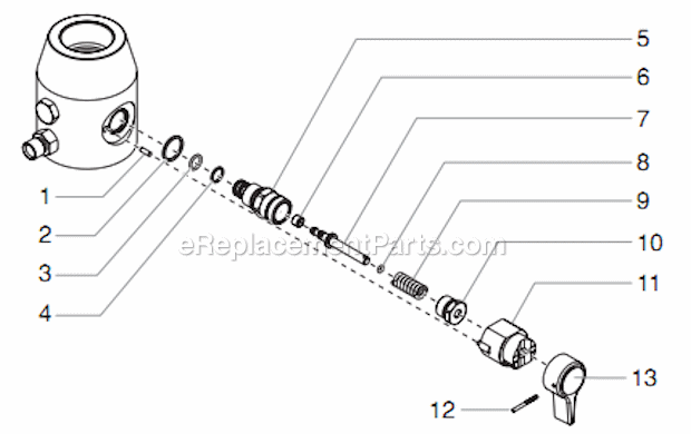 Upright Cart Assembly Diagram and Parts List for 0552071 Titan Paint Sprayer