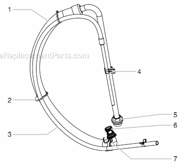 Section Set Assembly Diagram and Parts List for 805-000 Titan Sprayer