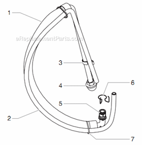Suction Set Assembly Diagram and Parts List for 0552071 Titan Paint Sprayer