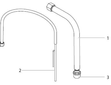 Elite 3000 Rigid Suction Set Diagram and Parts List for  Titan Paint Sprayer
