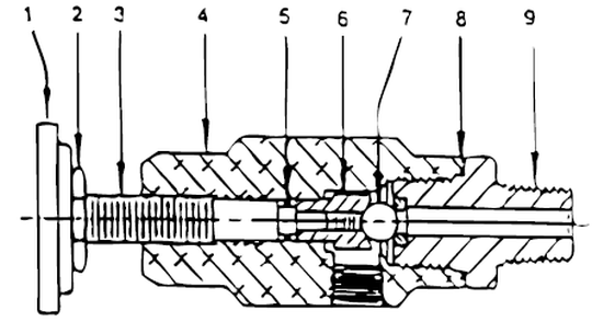 Powrtwin 3500 50th Ann. Bleed Valve Assembly Diagram and Parts List for  Titan Paint Sprayer