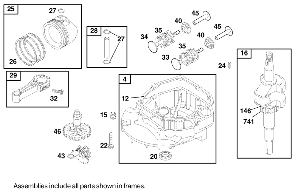 Engine Briggs & Stratton Model 12h802-1767-E1 Diagram and Parts List for 9900001 - 9999999 Toro Lawn Mower