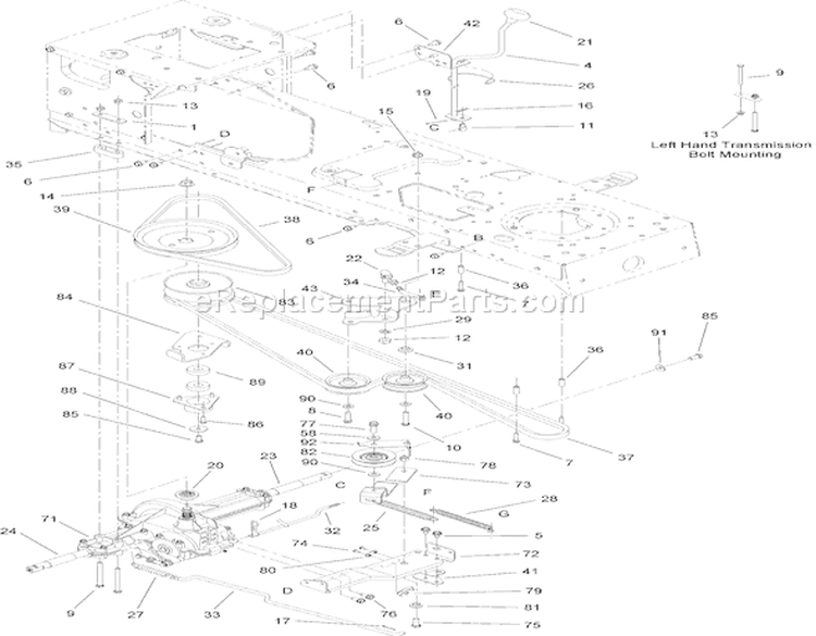 Exhaust  Gasket Assembly Kohler Sv540-0019 Diagram and Parts List for  Toro Lawn Tractor