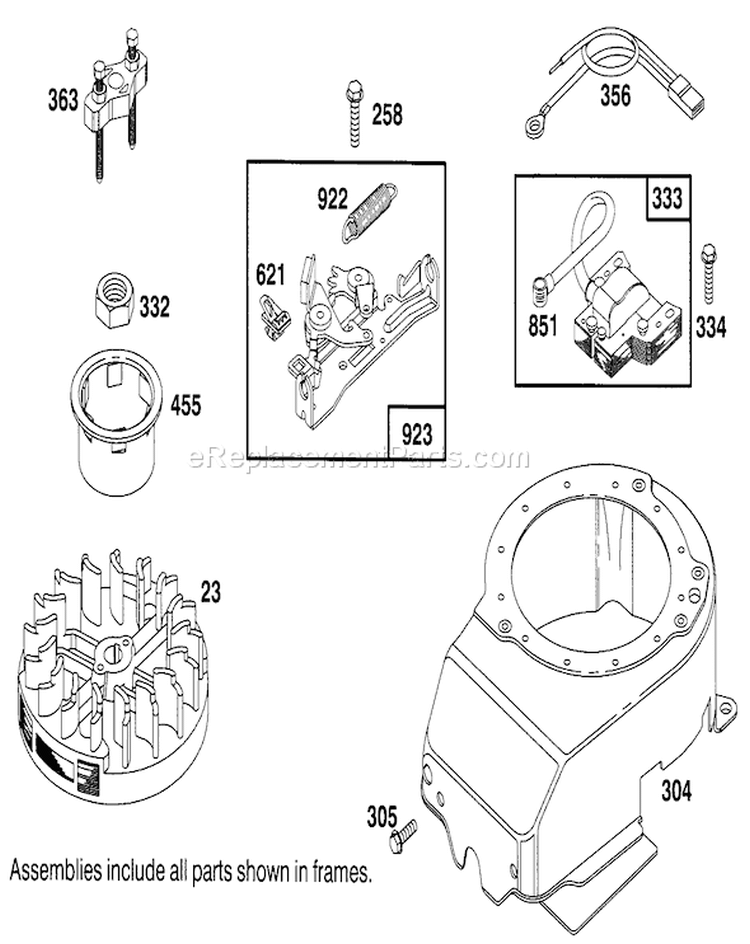Page G Diagram and Parts List for 4900001-4999999 - 1994 Toro Lawn Mower